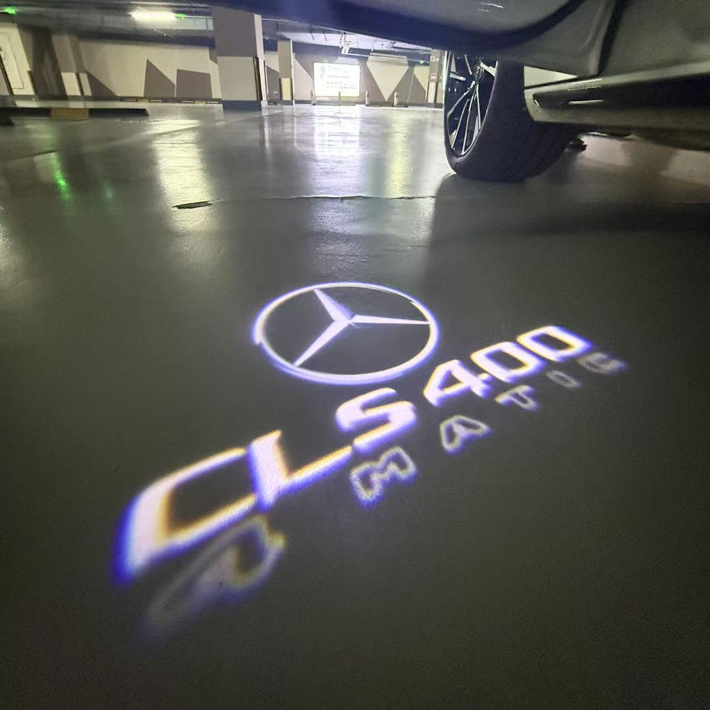 LUCI PROIETTORI LOGO MERCEDES BENZ Nr.03 (quantità 1 = 1 set / 2 luci porta)