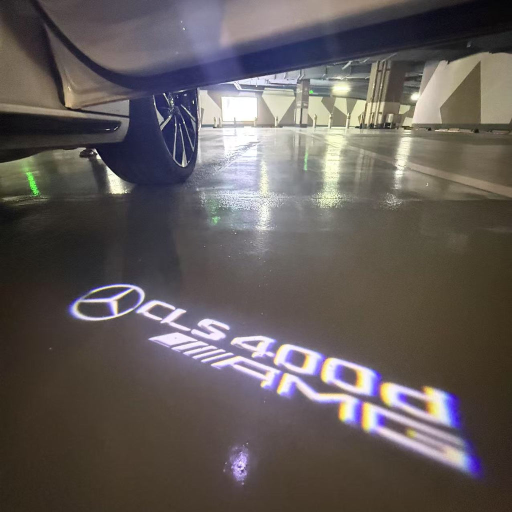 أضواء بروجكتور شعار MERCEDES BENZ رقم 03 (الكمية 1 = 1 مجموعة / 2 أضواء باب)