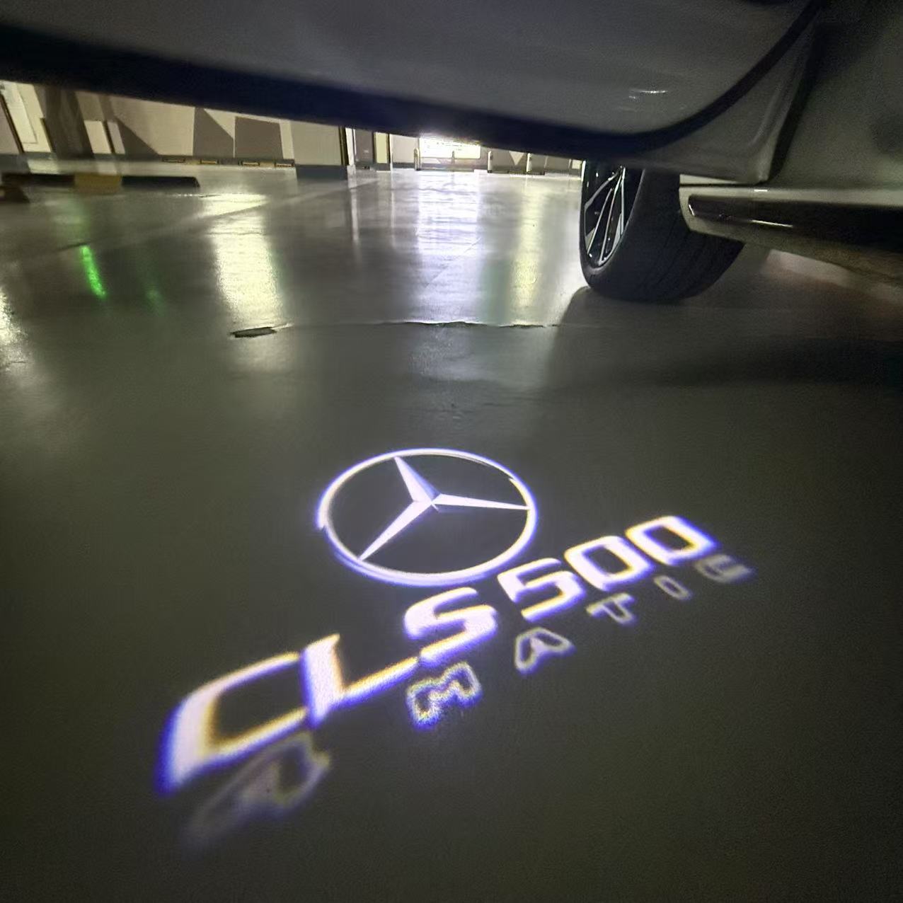 LUCI PROIETTORI LOGO MERCEDES BENZ Nr.03 (quantità 1 = 1 set / 2 luci porta)