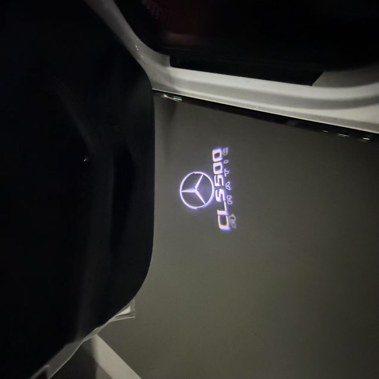 LUCI PROIETTORI LOGO MERCEDES BENZ Nr.03 (quantità 1 = 1 set / 2 luci porta)