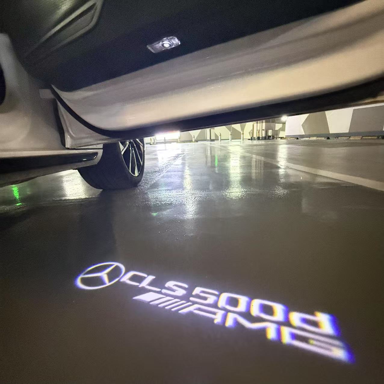 LUCI PROIETTORI LOGO MERCEDES BENZ Nr.03 (quantità 1 = 1 set / 2 luci porta)