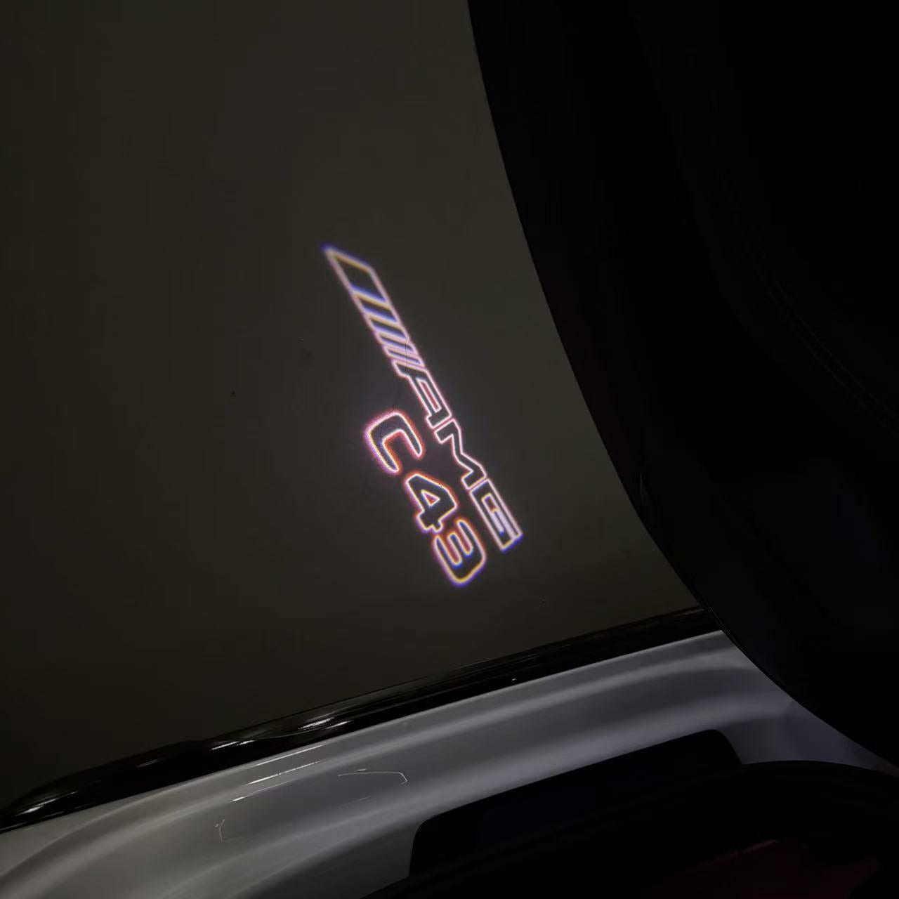 MERCEDES BENZ LOGO PROJECTOT LIGHTS Nr.03 (Menge 1 = 1 Sätze/2 Türleuchten)