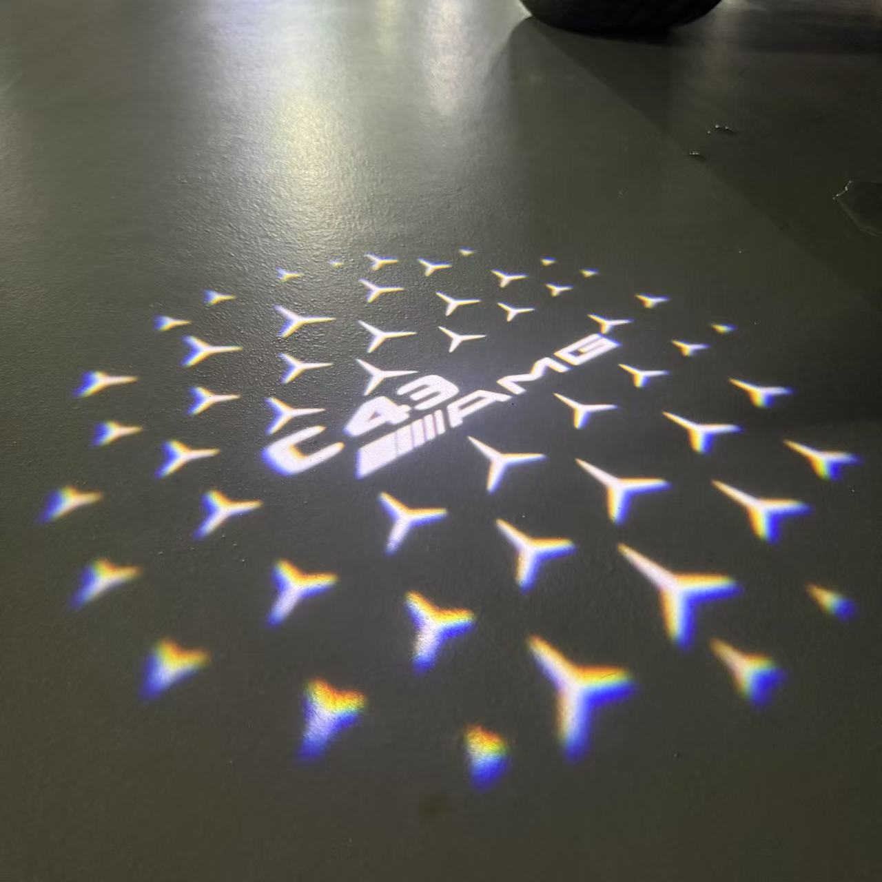 MERCEDES BENZ LOGO PROJECTOT LIGHTS Nr.03 (Menge 1 = 1 Sätze/2 Türleuchten)