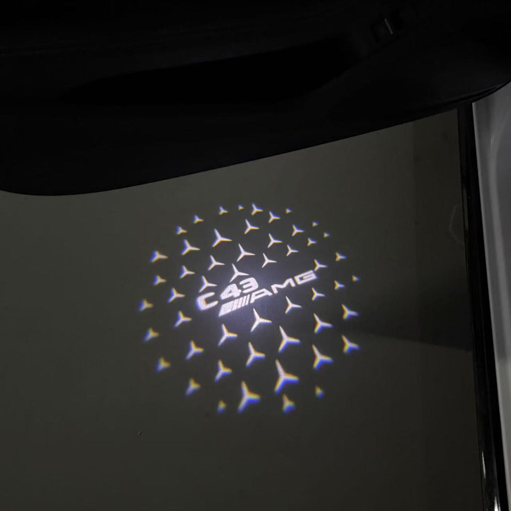 MERCEDES BENZ LOGO PROJECTOT LIGHTS Nr.03 (Menge 1 = 1 Sätze/2 Türleuchten)