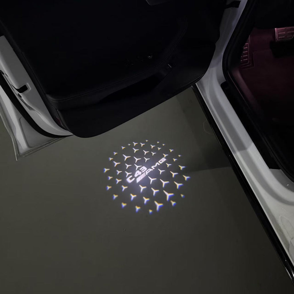 MERCEDES BENZ LOGO PROJECTOT LIGHTS Nr.03 (Menge 1 = 1 Sätze/2 Türleuchten)