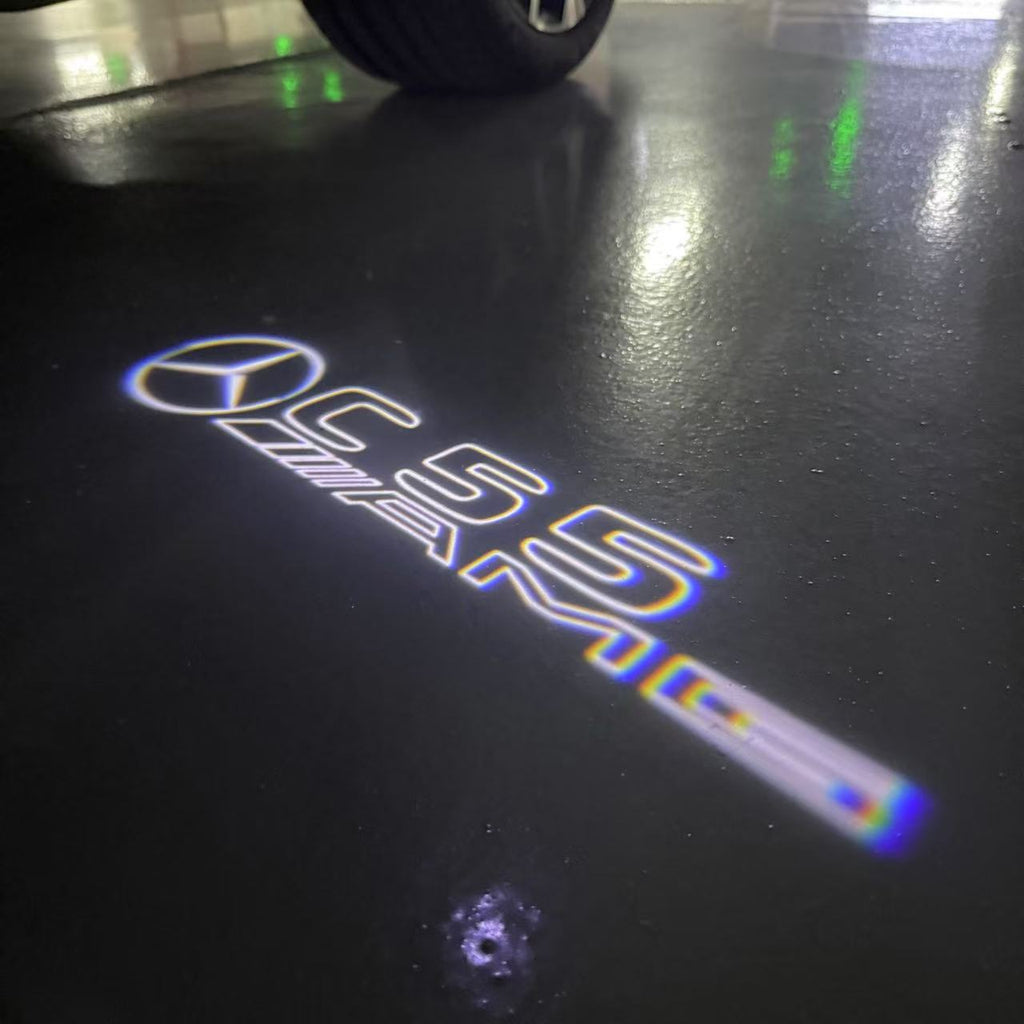 MERCEDES BENZ LOGO PROJECTOT LIGHTS Nr.03 (Menge 1 = 1 Sätze/2 Türleuchten)