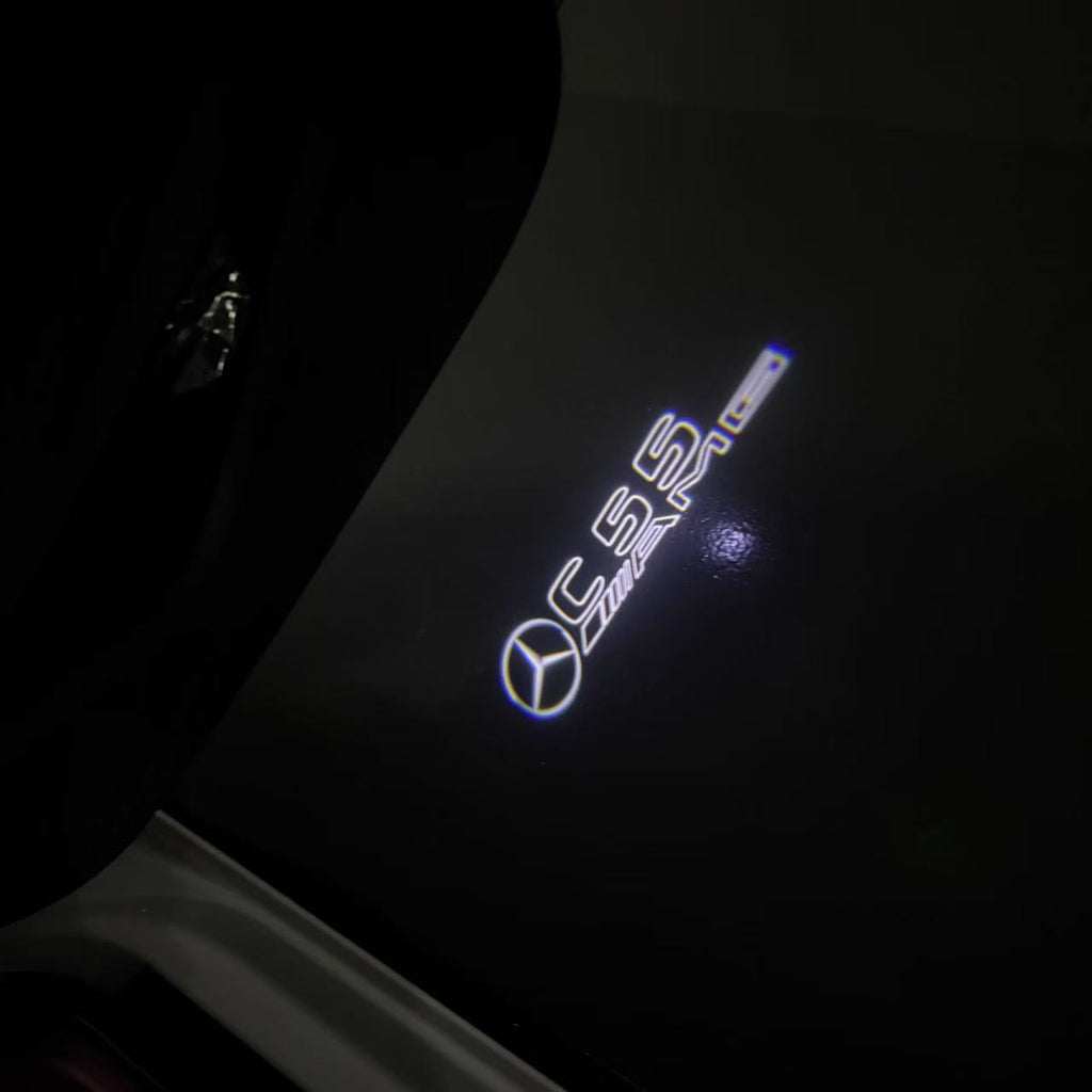 MERCEDES BENZ LOGO PROJECTOT LIGHTS Nr.03 (Menge 1 = 1 Sätze/2 Türleuchten)