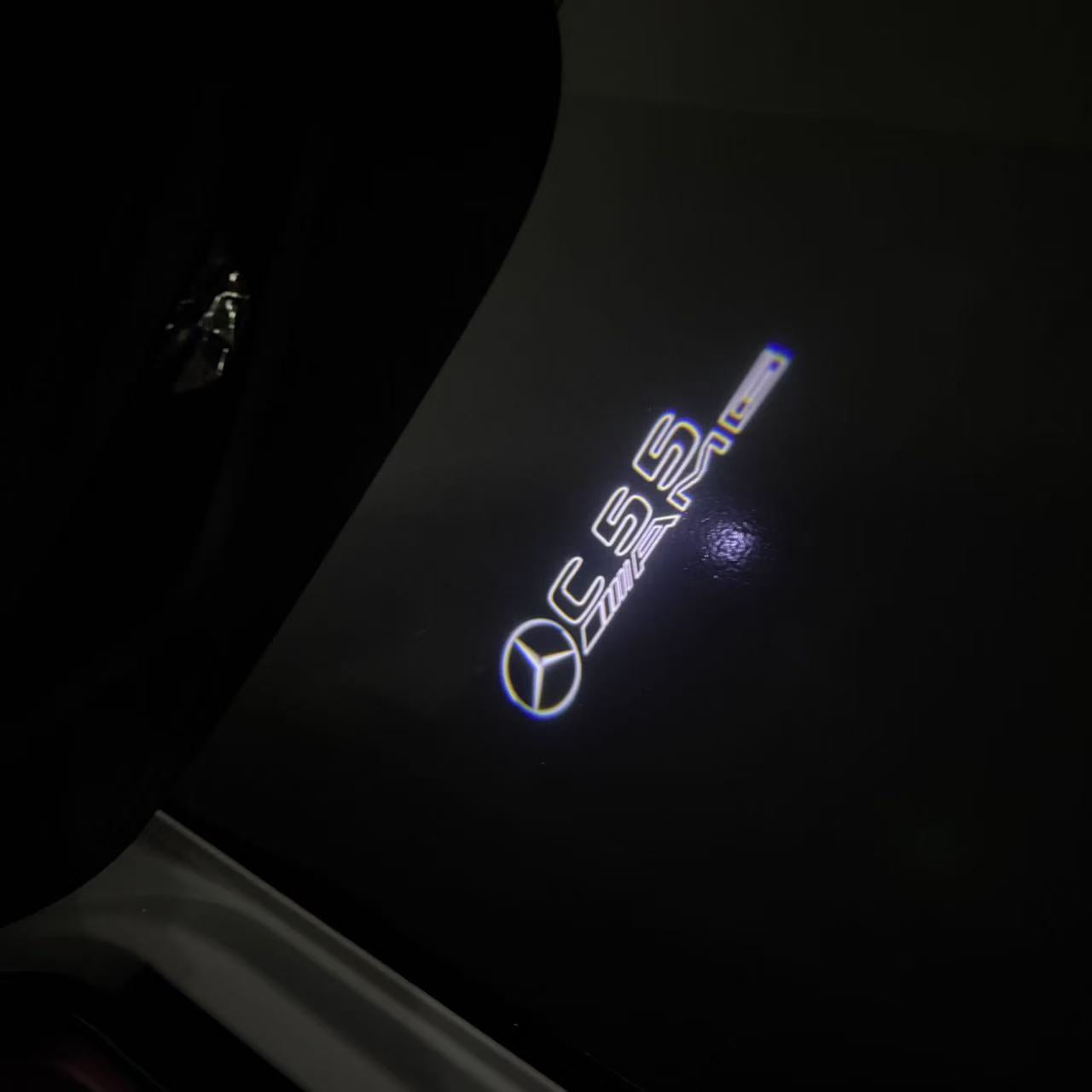 MERCEDES BENZ LOGO PROJECTOT LIGHTS Nr.03 (Menge 1 = 1 Sätze/2 Türleuchten)