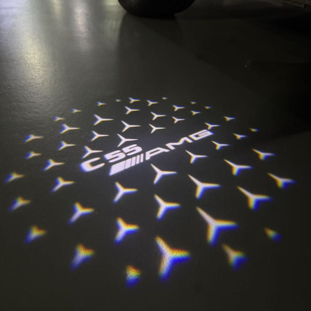 MERCEDES BENZ LOGO PROJECTOT LIGHTS Nr.03 (Menge 1 = 1 Sätze/2 Türleuchten)
