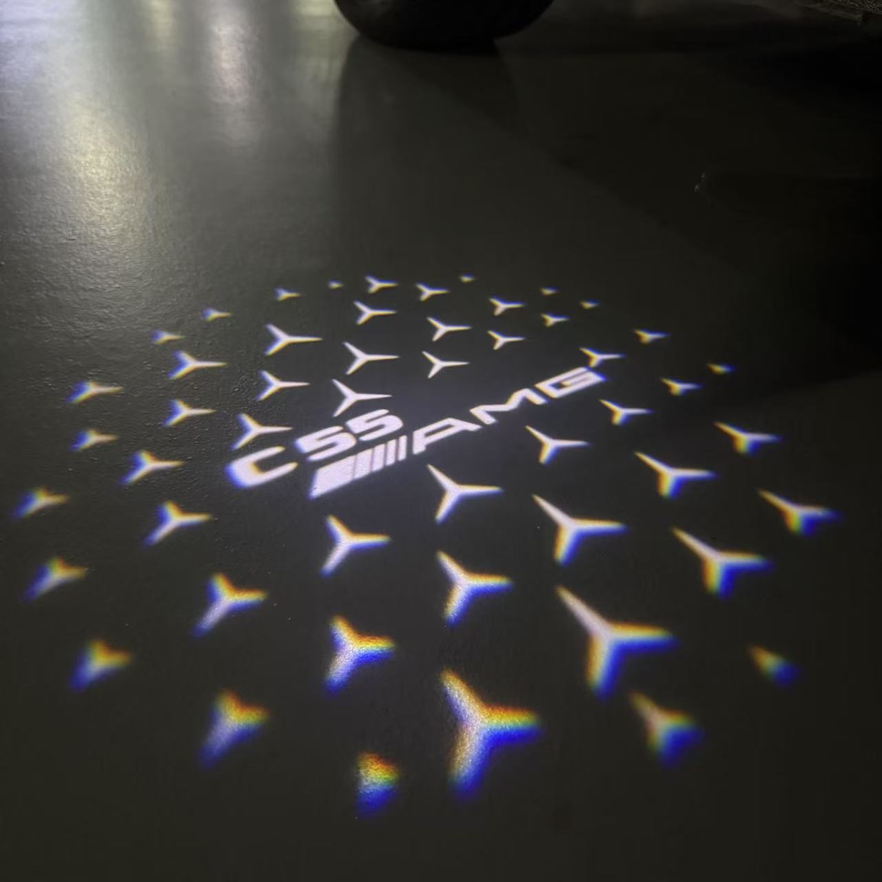 MERCEDES BENZ LOGO PROJECTOT LIGHTS Nr.03 (Menge 1 = 1 Sätze/2 Türleuchten)