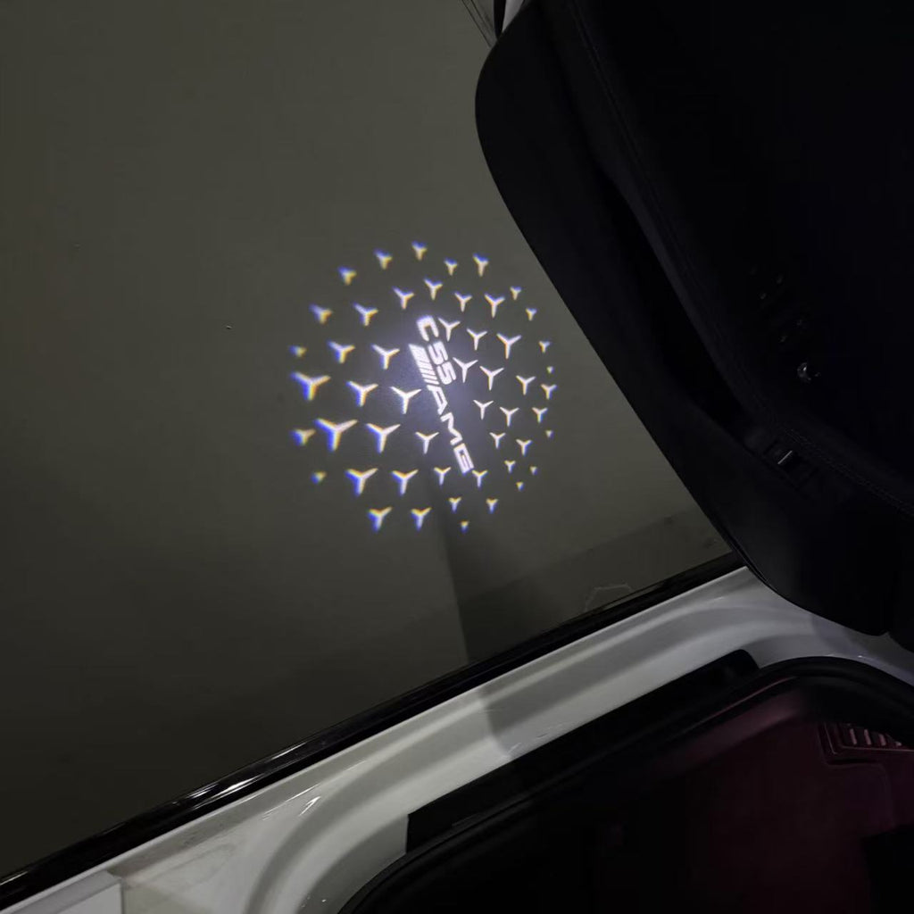 MERCEDES BENZ LOGO PROJECTOT LIGHTS Nr.03 (Menge 1 = 1 Sätze/2 Türleuchten)