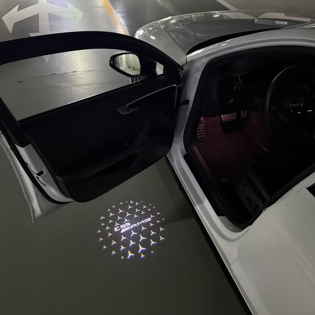 MERCEDES BENZ LOGO PROJECTOT LIGHTS Nr.03 (Menge 1 = 1 Sätze/2 Türleuchten)