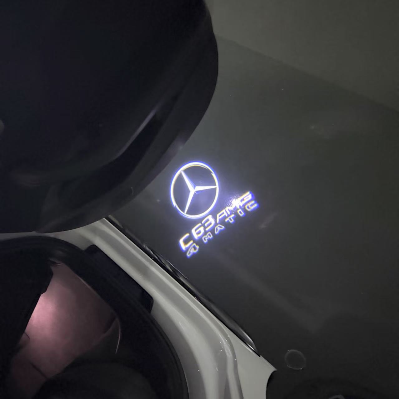 MERCEDES BENZ LOGO PROJECTOT LIGHTS Nr.03 (Menge 1 = 1 Sätze/2 Türleuchten)