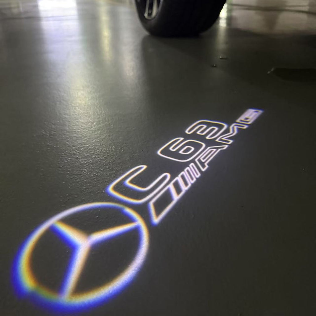 MERCEDES BENZ LOGO PROJECTOT LIGHTS Nr.03 (Menge 1 = 1 Sätze/2 Türleuchten)