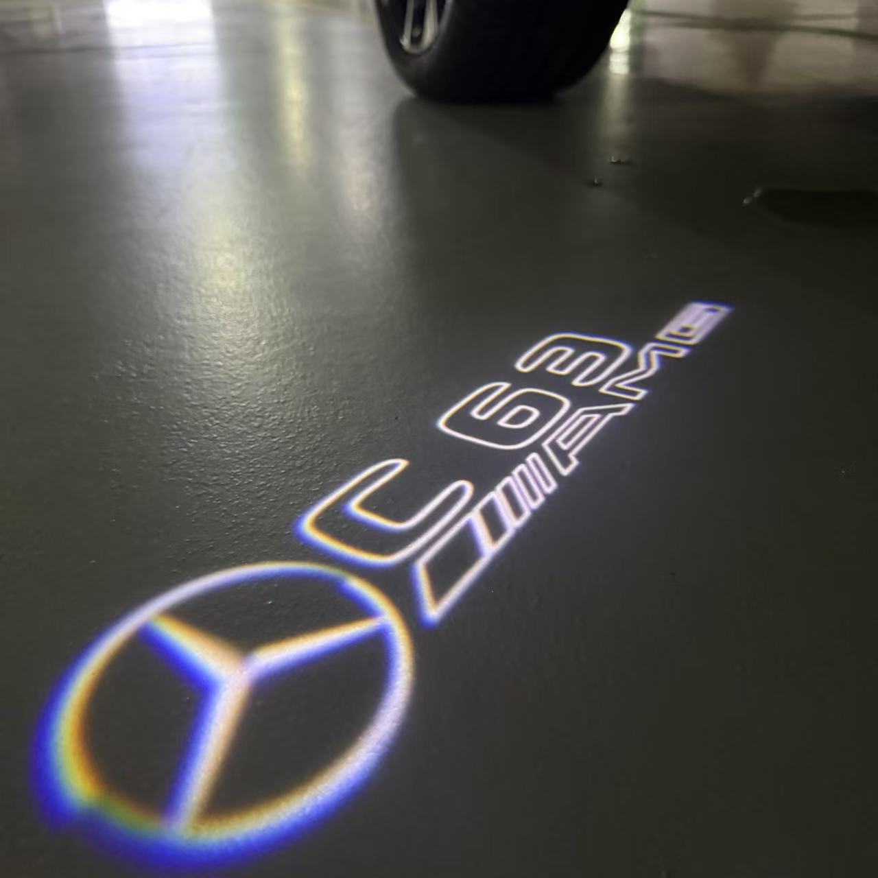 MERCEDES BENZ LOGO PROJECTOT LIGHTS Nr.03 (Menge 1 = 1 Sätze/2 Türleuchten)
