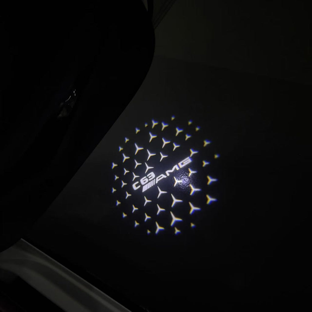 MERCEDES BENZ LOGO PROJECTOT LIGHTS Nr.03 (Menge 1 = 1 Sätze/2 Türleuchten)