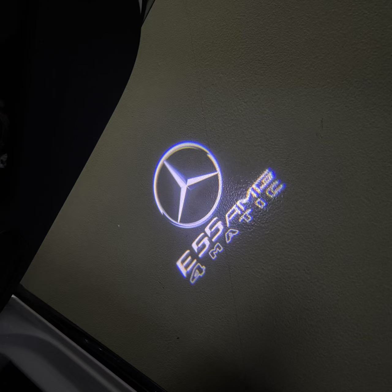 MERCEDES BENZ LOGO PROJECTOT LIGHTS Nr.03 (Menge 1 = 1 Sätze/2 Türleuchten)