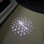 LUCI PROIETTORI LOGO MERCEDES BENZ Nr.03 (quantità 1 = 1 set / 2 luci porta)