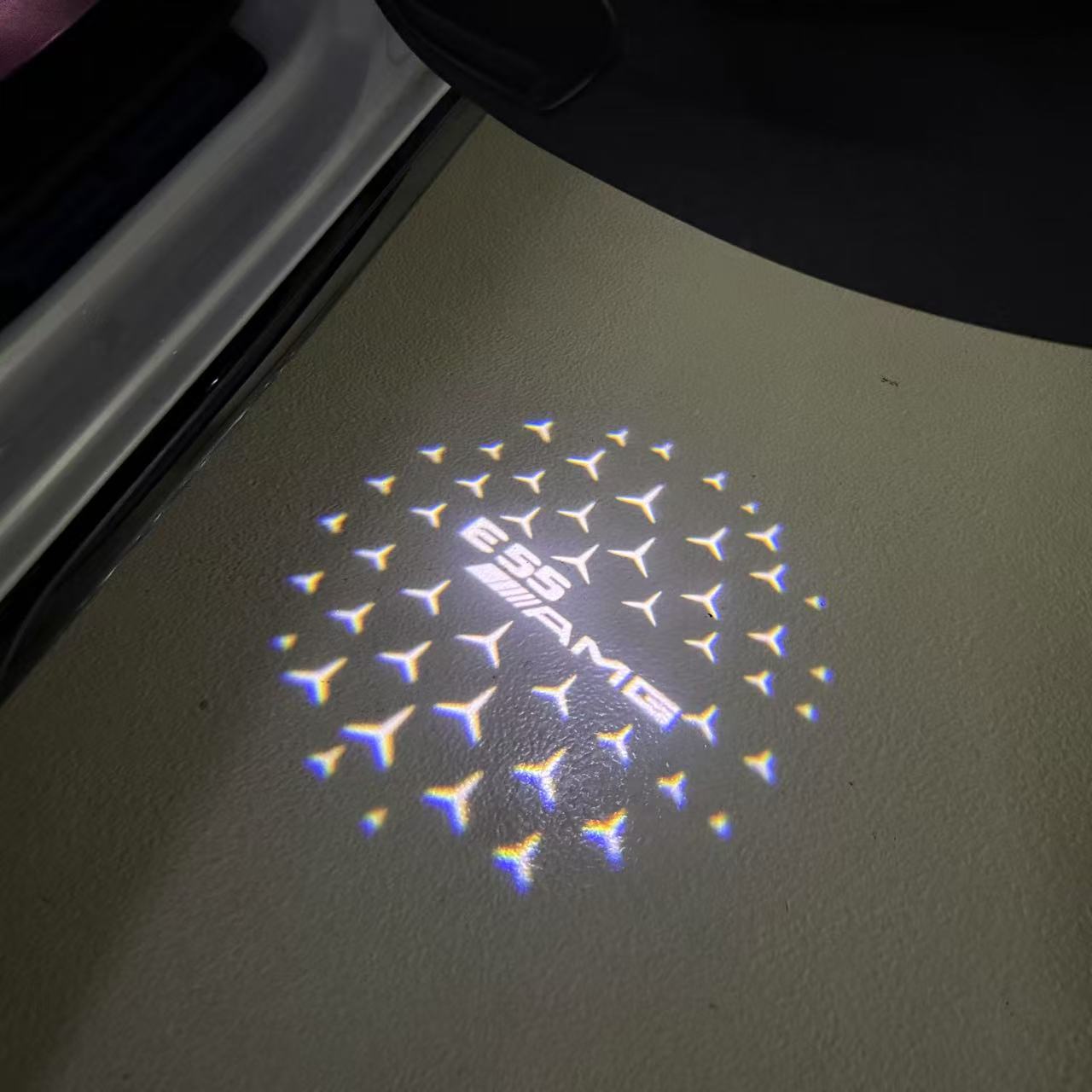 MERCEDES BENZ LOGO PROJECTOT LIGHTS Nr.03 (Menge 1 = 1 Sätze/2 Türleuchten)