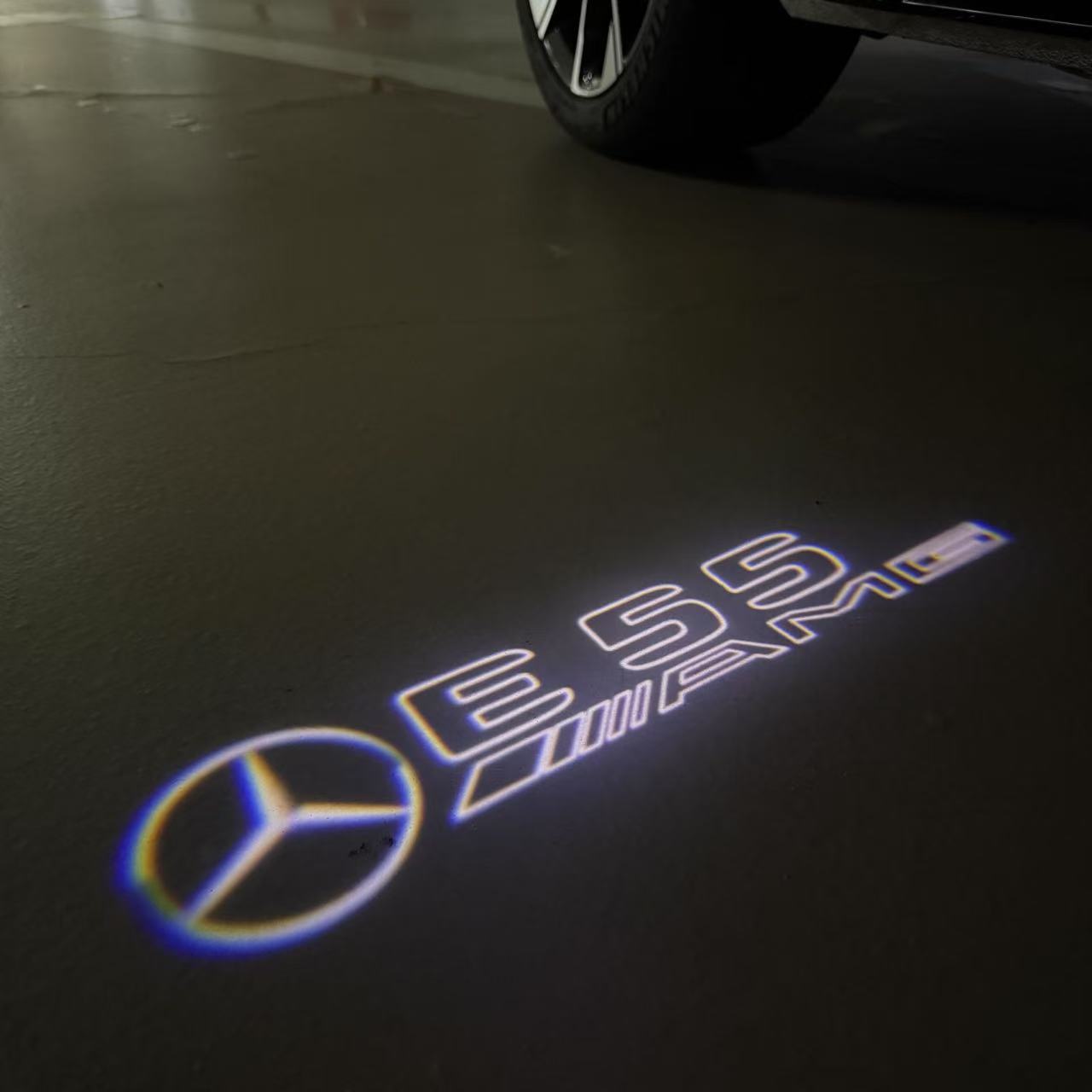 MERCEDES BENZ LOGO PROJECTOT LIGHTS Nr.03 (Menge 1 = 1 Sätze/2 Türleuchten)