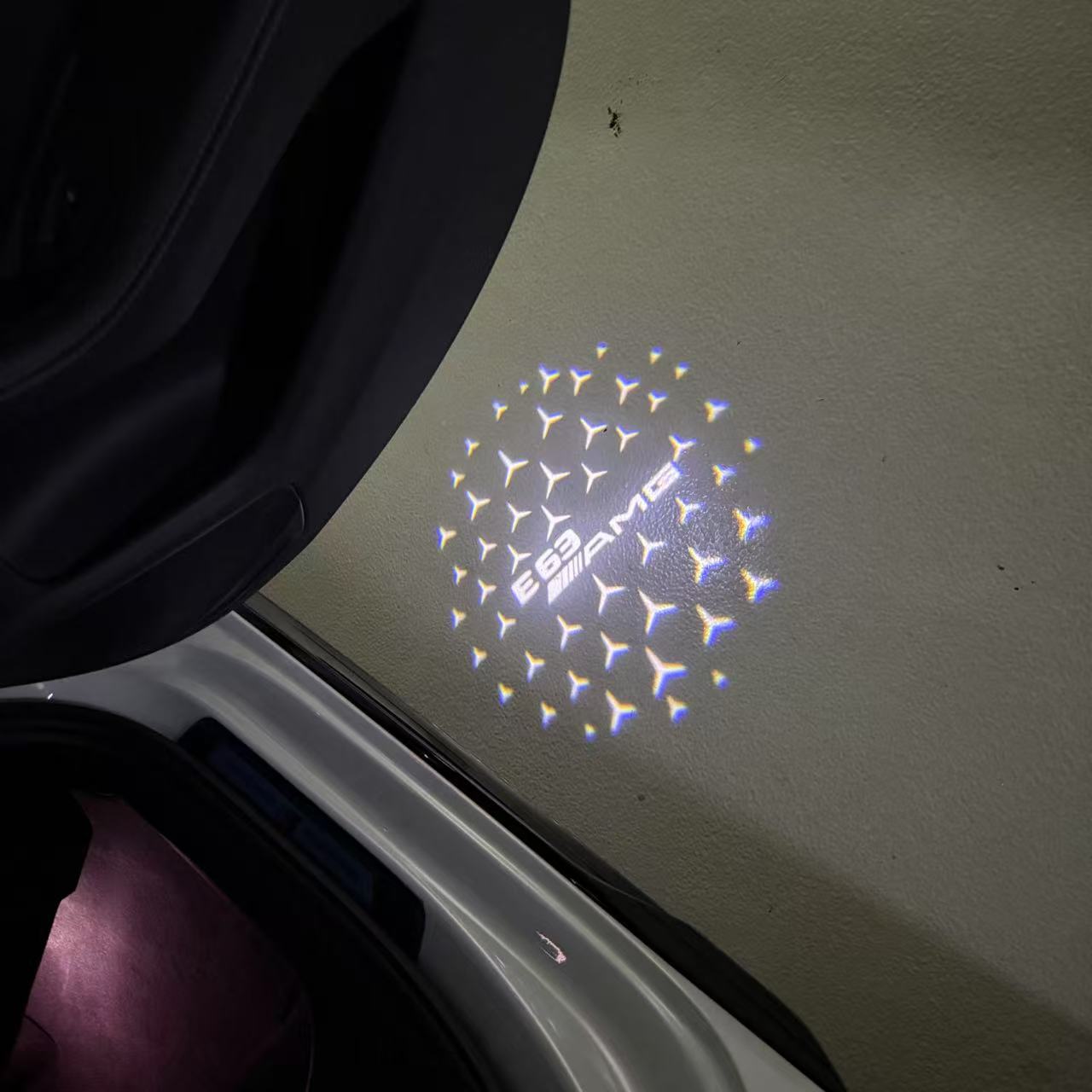 MERCEDES BENZ LOGO PROJECTOT LIGHTS Nr.03 (Menge 1 = 1 Sätze/2 Türleuchten)