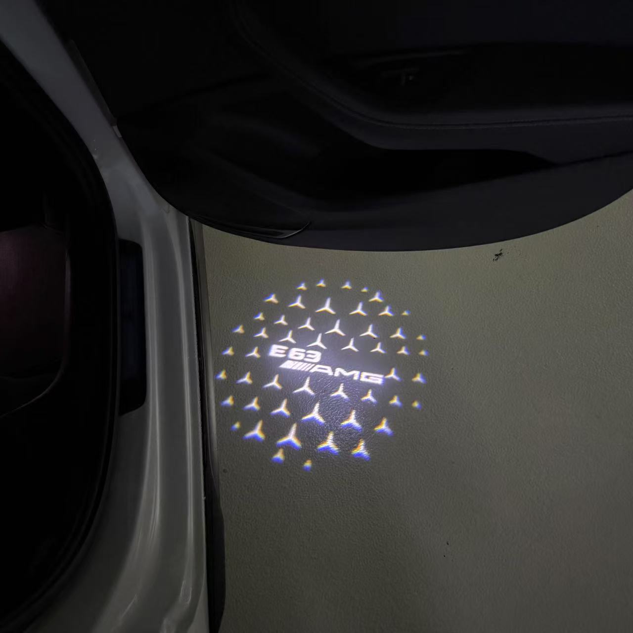 MERCEDES BENZ LOGO PROJECTOT LIGHTS Nr.03 (Menge 1 = 1 Sätze/2 Türleuchten)