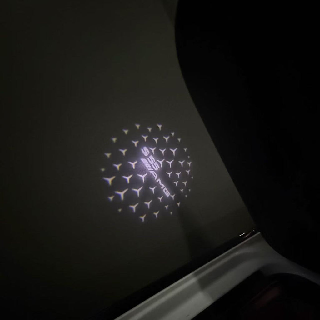 MERCEDES BENZ LOGO PROJECTOT LIGHTS Nr.03 (Menge 1 = 1 Sätze/2 Türleuchten)