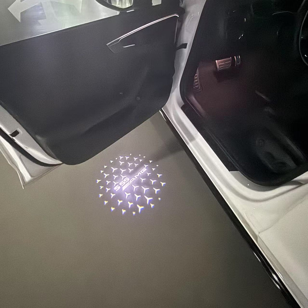 MERCEDES BENZ LOGO PROJECTOT LIGHTS Nr.03 (Menge 1 = 1 Sätze/2 Türleuchten)
