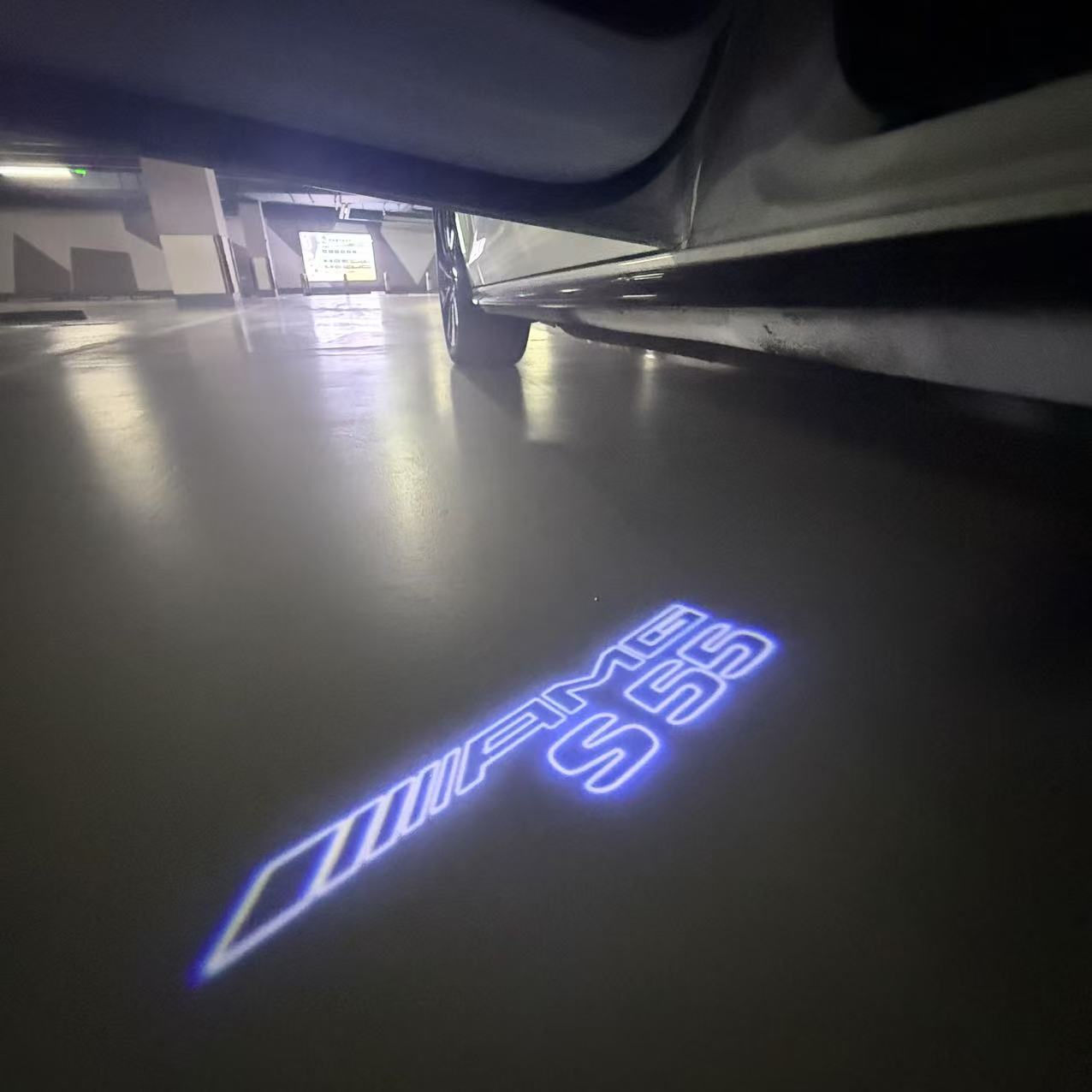 LUCI PROIETTORI LOGO MERCEDES BENZ Nr.03 (quantità 1 = 1 set / 2 luci porta)