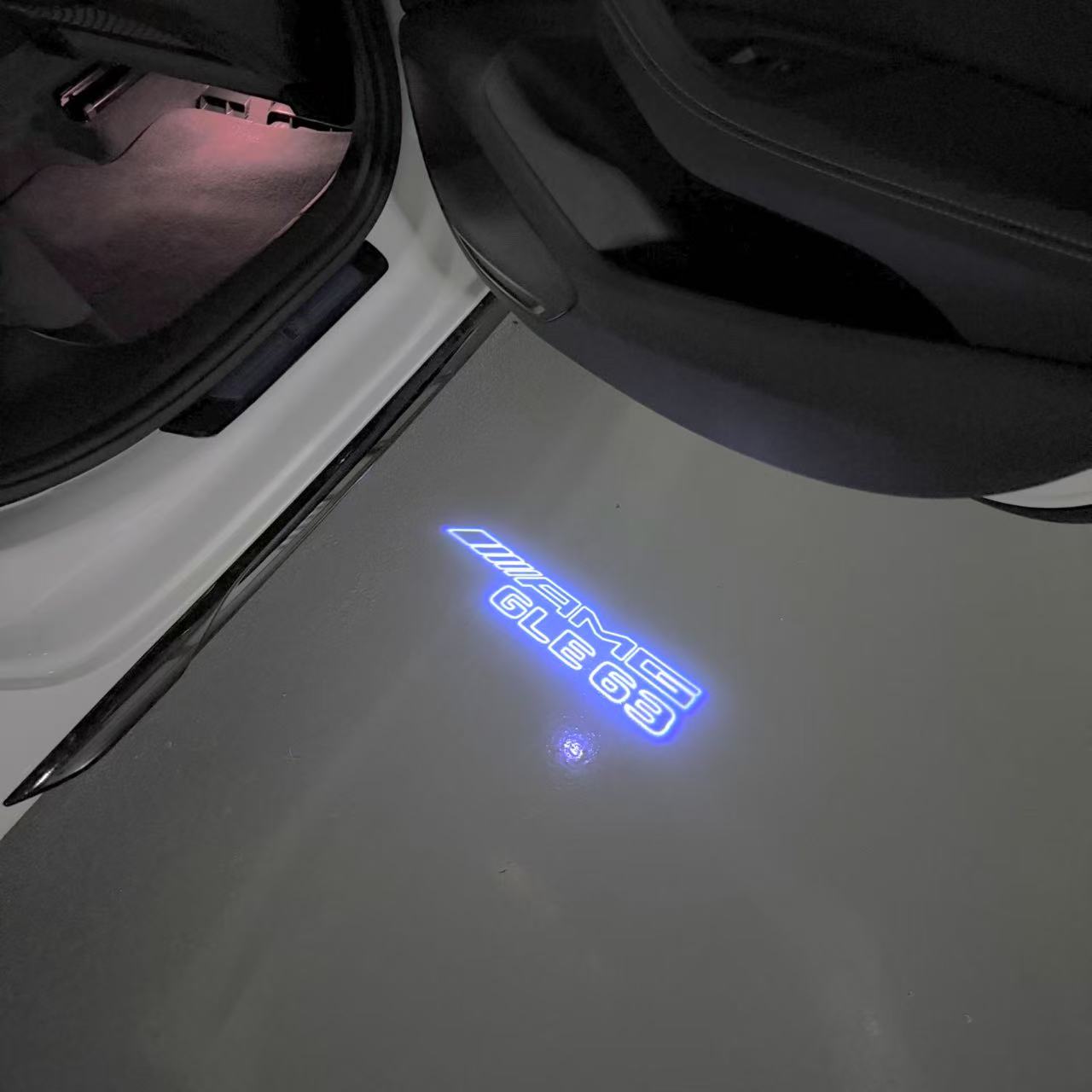 LUCI PROIETTORI LOGO MERCEDES BENZ Nr.03 (quantità 1 = 1 set / 2 luci porta)