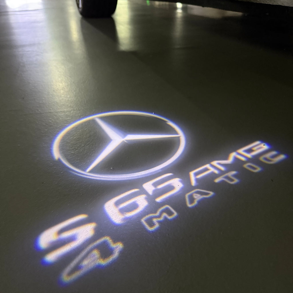 MERCEDES BENZ LOGO PROJECTOT LIGHTS Nr.03 (Menge 1 = 1 Sätze/2 Türleuchten)