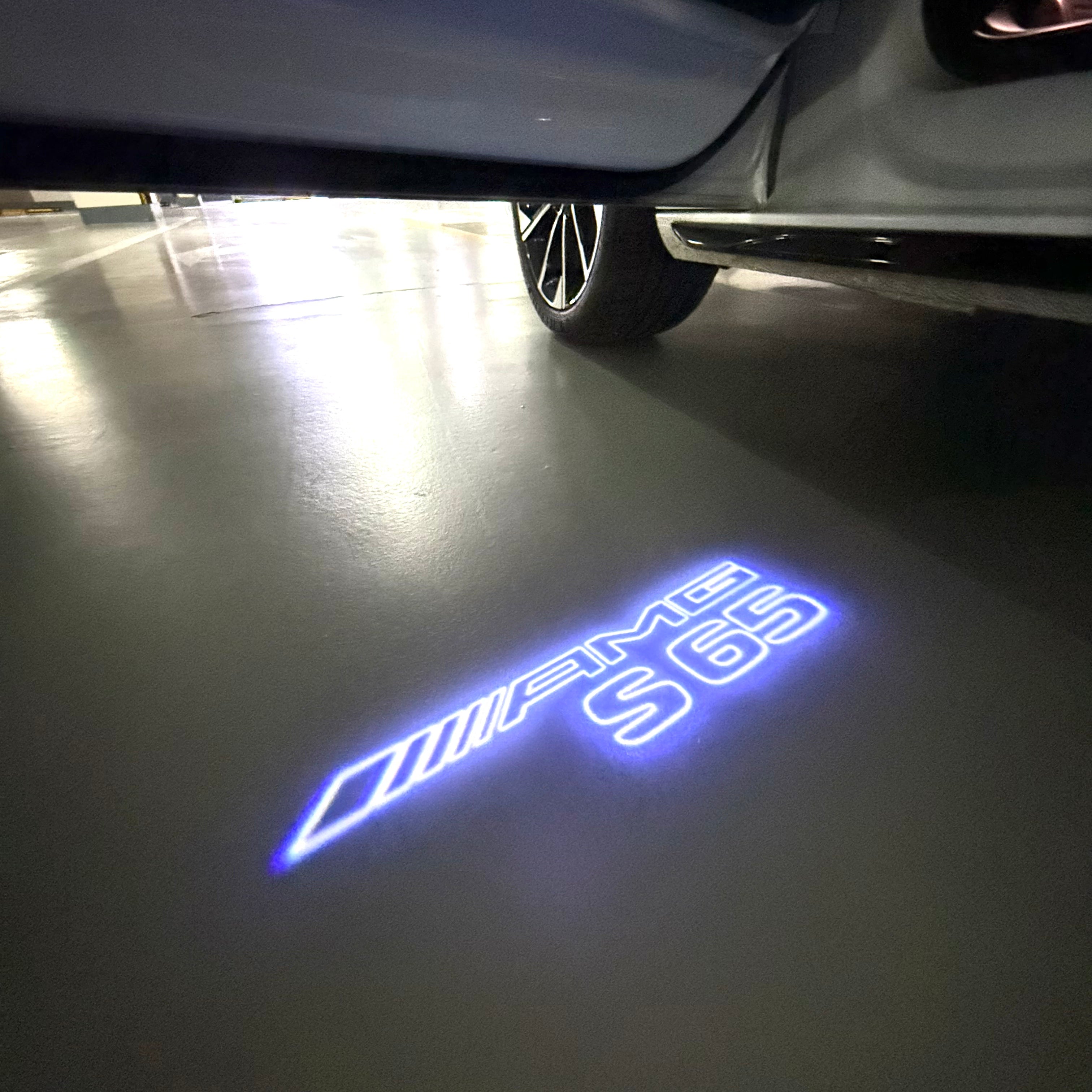 LUCI PROIETTORI LOGO MERCEDES BENZ Nr.03 (quantità 1 = 1 set / 2 luci porta)
