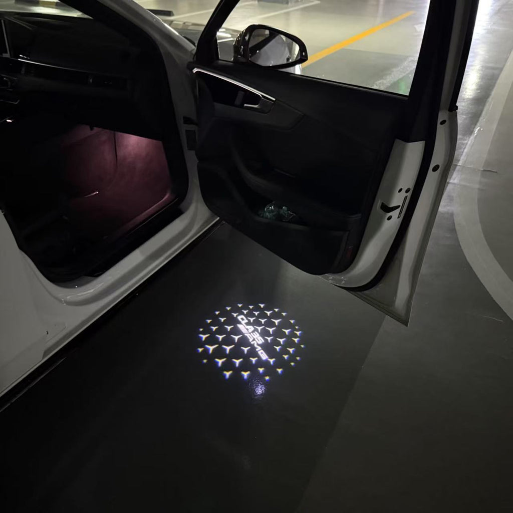 MERCEDES BENZ LOGO PROJECTOT LIGHTS Nr.03 (Menge 1 = 1 Sätze/2 Türleuchten)
