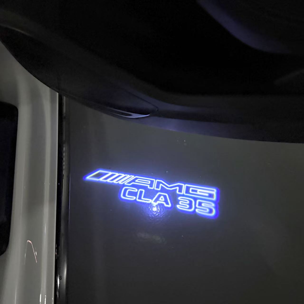 LUCI PROIETTORI LOGO MERCEDES BENZ Nr.03 (quantità 1 = 1 set / 2 luci porta)