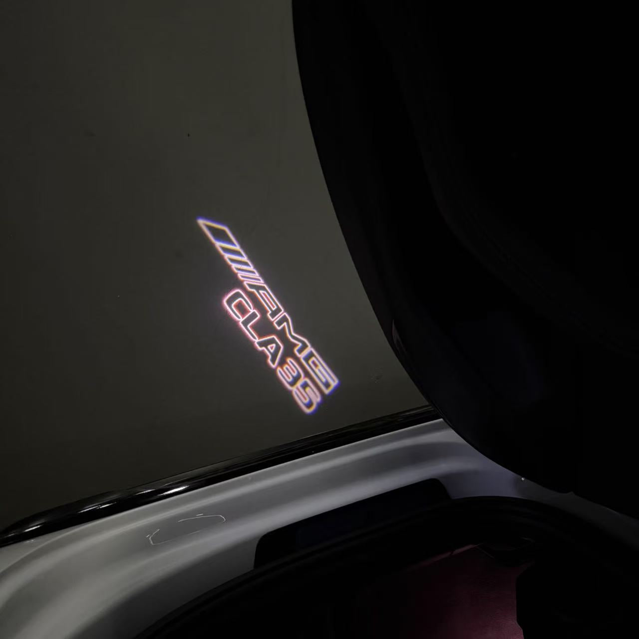 LUCI PROIETTORI LOGO MERCEDES BENZ Nr.03 (quantità 1 = 1 set / 2 luci porta)