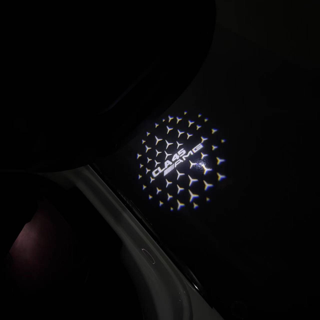 MERCEDES BENZ LOGO PROJECTOT LIGHTS Nr.03 (Menge 1 = 1 Sätze/2 Türleuchten)