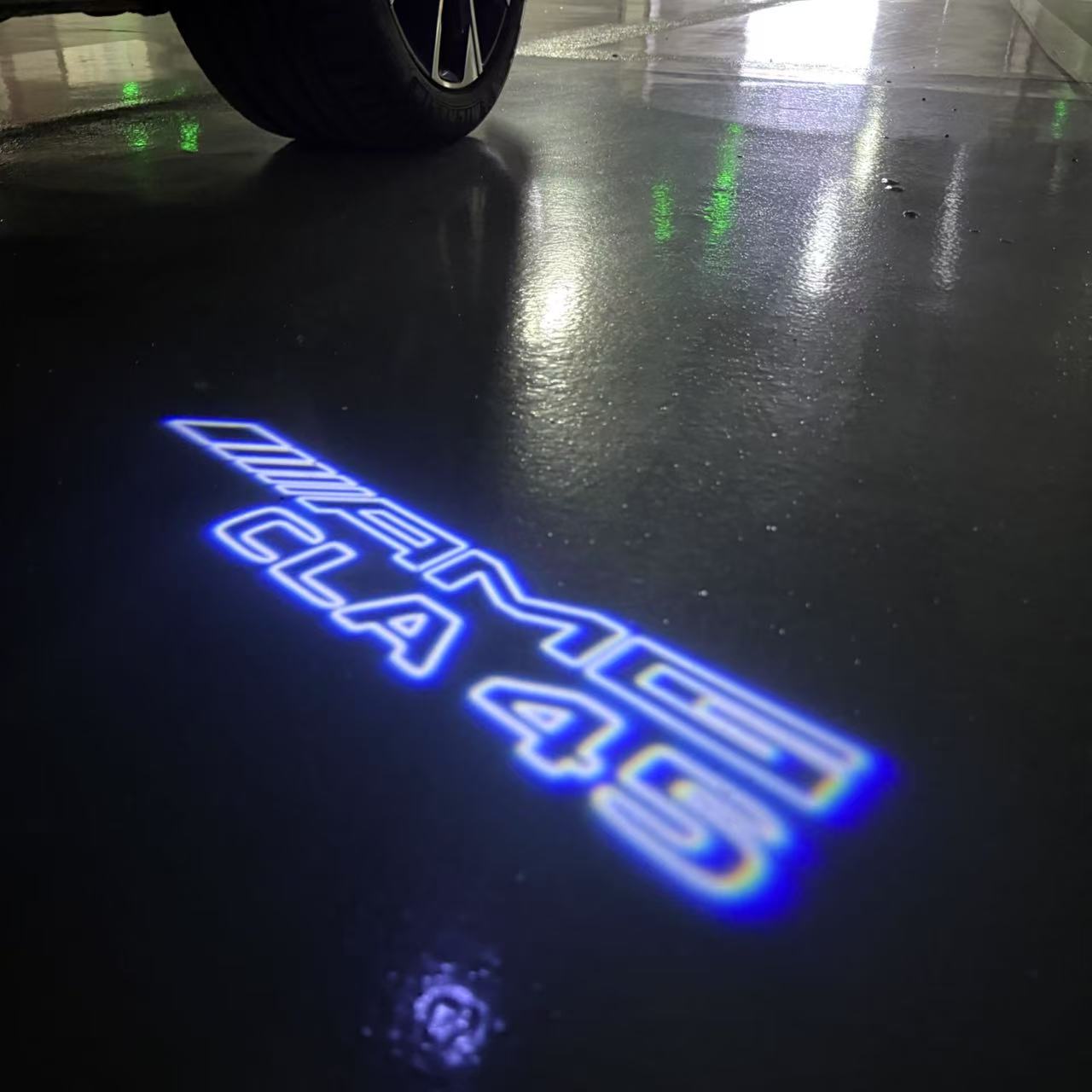 LUCI PROIETTORI LOGO MERCEDES BENZ Nr.03 (quantità 1 = 1 set / 2 luci porta)