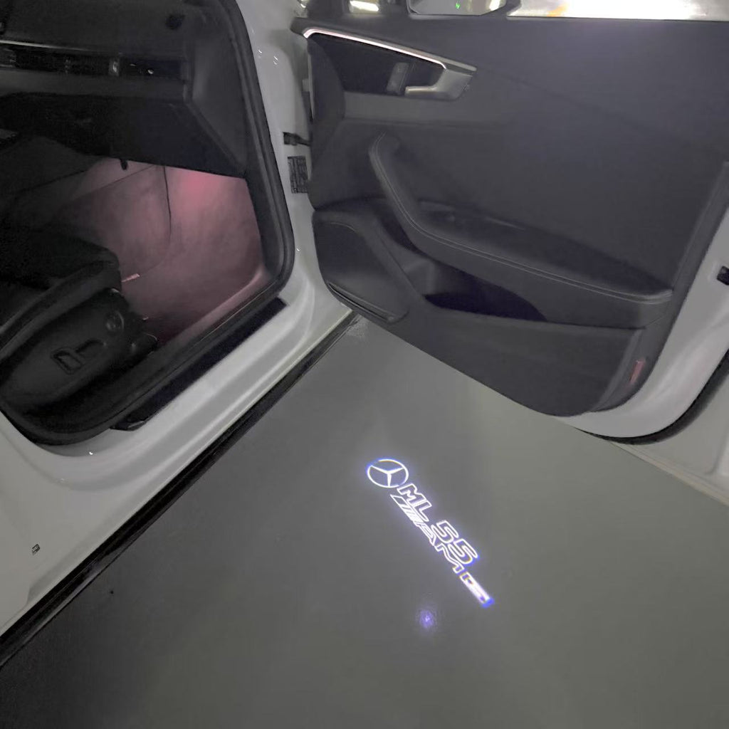 LUCI PROIETTORI LOGO MERCEDES BENZ Nr.03 (quantità 1 = 1 set / 2 luci porta)