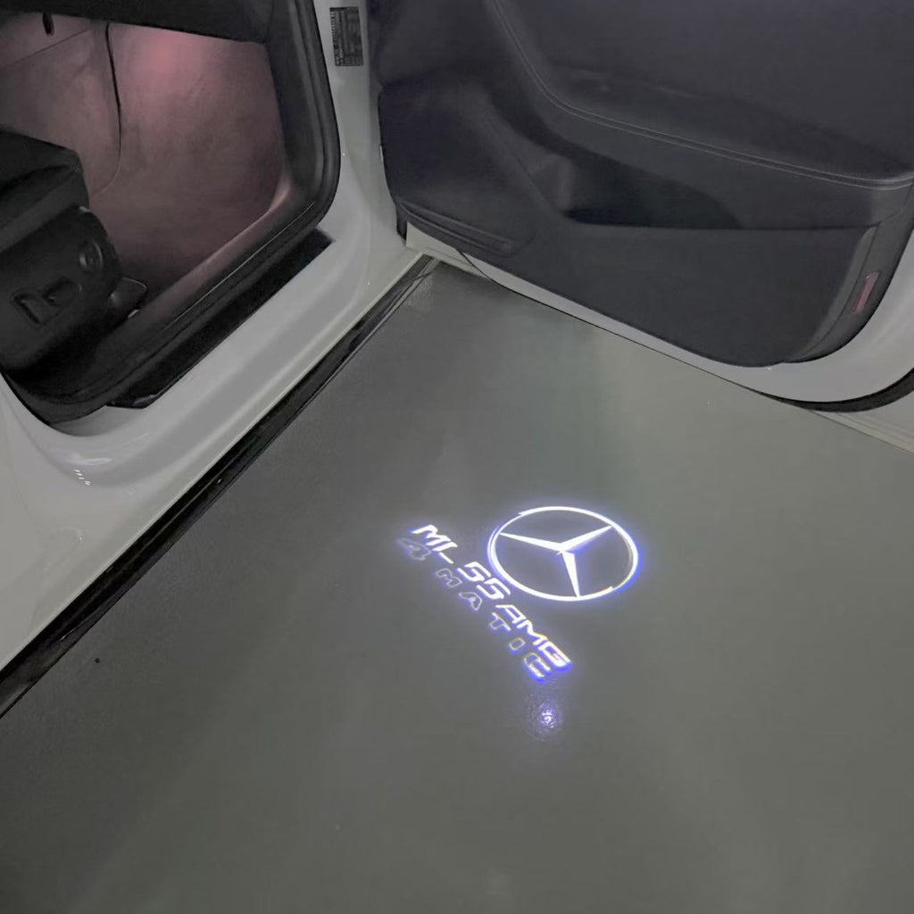 LUCI PROIETTORI LOGO MERCEDES BENZ Nr.03 (quantità 1 = 1 set / 2 luci porta)