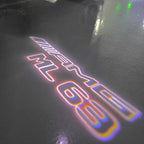 LUCI PROIETTORI LOGO MERCEDES BENZ Nr.03 (quantità 1 = 1 set / 2 luci porta)
