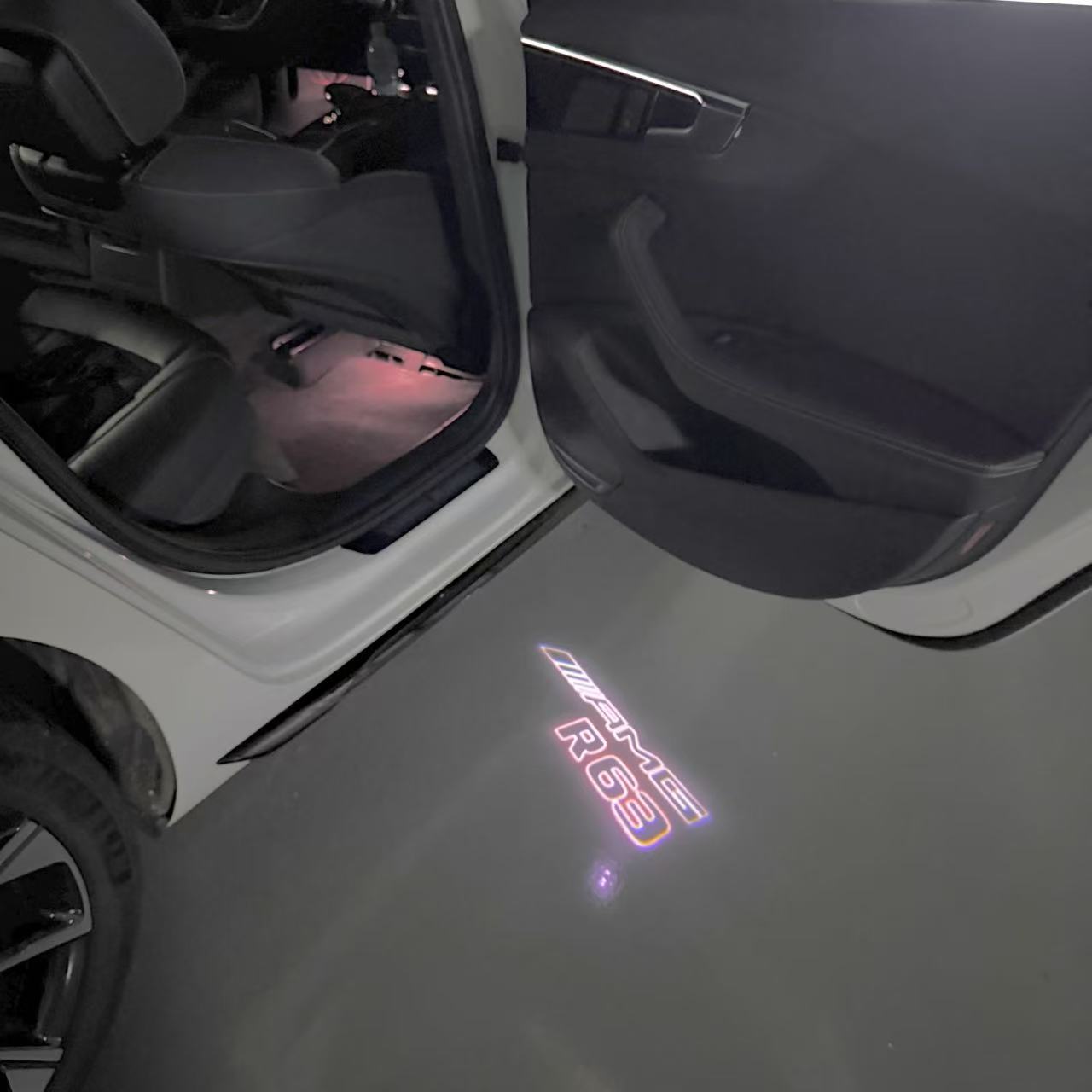 LUCI PROIETTORI LOGO MERCEDES BENZ Nr.03 (quantità 1 = 1 set / 2 luci porta)