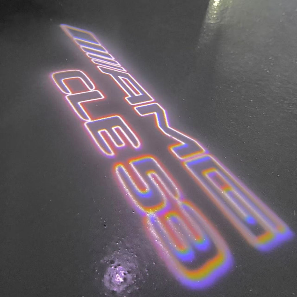 LUCI PROIETTORI LOGO MERCEDES BENZ Nr.03 (quantità 1 = 1 set / 2 luci porta)
