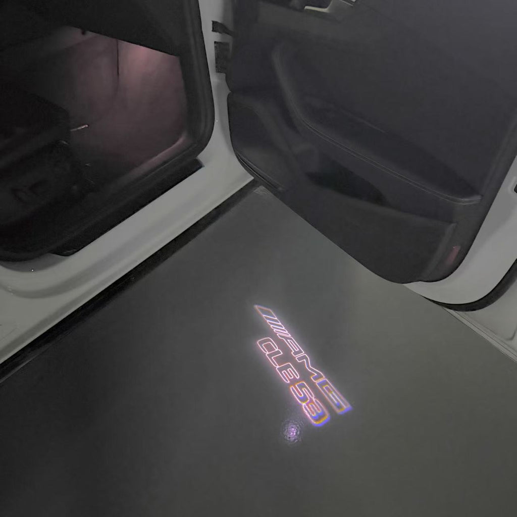 LUCI PROIETTORI LOGO MERCEDES BENZ Nr.03 (quantità 1 = 1 set / 2 luci porta)