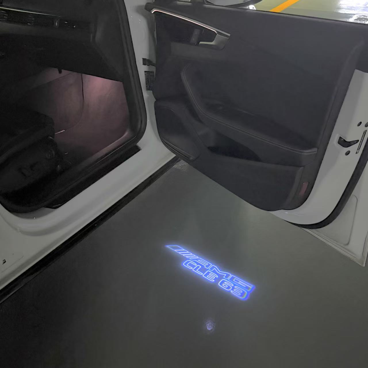 LUCI PROIETTORI LOGO MERCEDES BENZ Nr.03 (quantità 1 = 1 set / 2 luci porta)