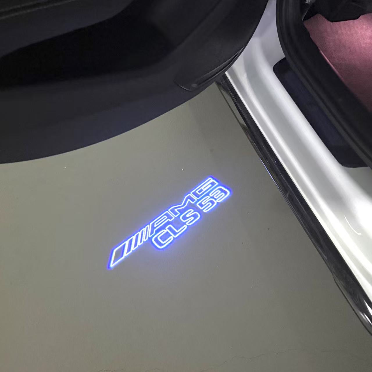 LUCI PROIETTORI LOGO MERCEDES BENZ Nr.03 (quantità 1 = 1 set / 2 luci porta)