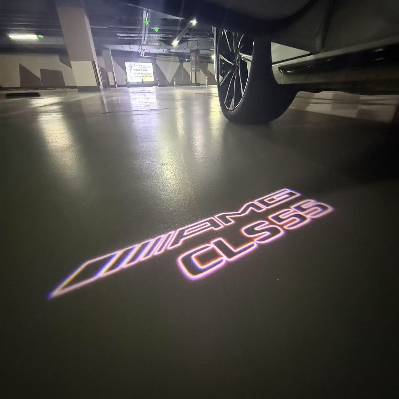 LUCI PROIETTORI LOGO MERCEDES BENZ Nr.03 (quantità 1 = 1 set / 2 luci porta)