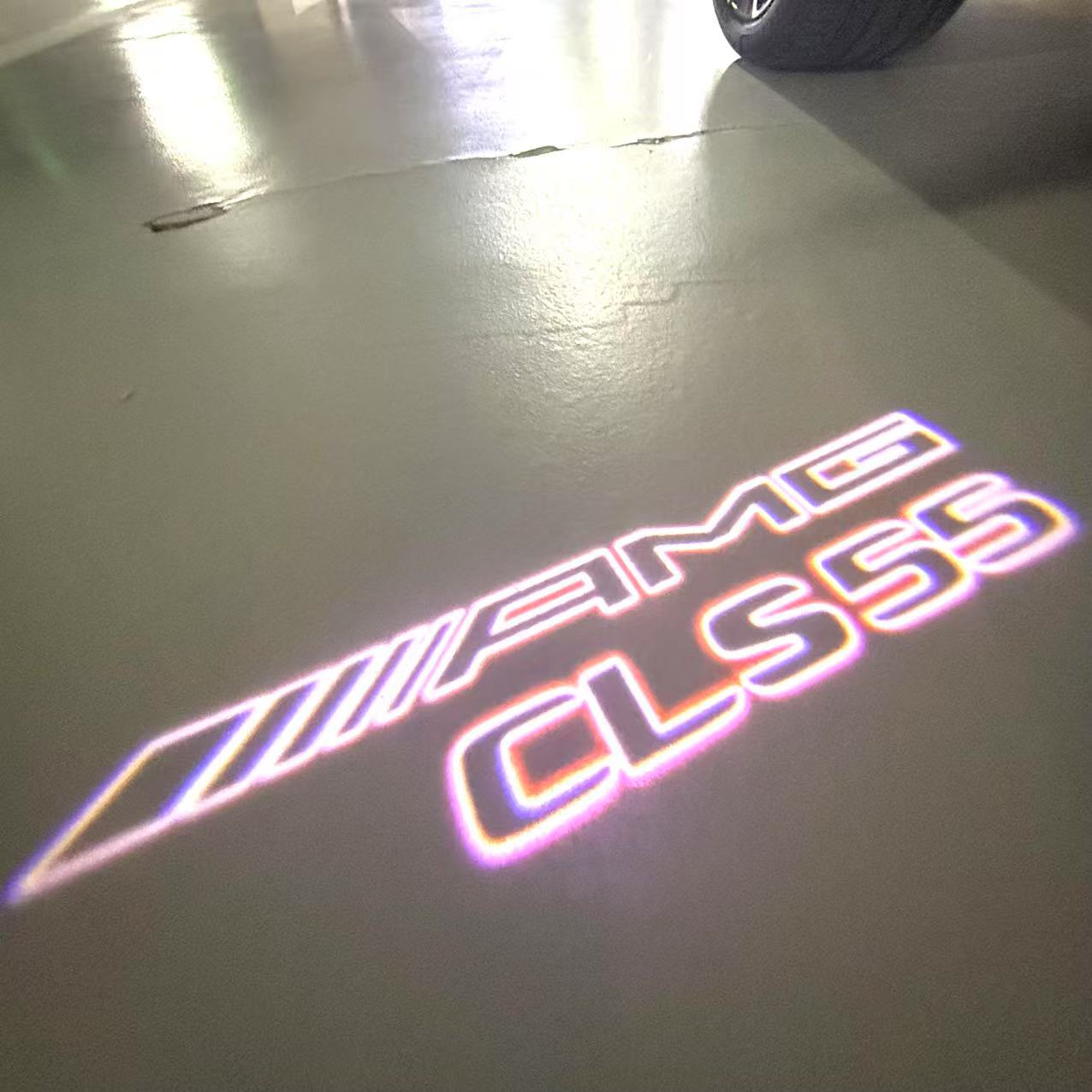 LUCI PROIETTORI LOGO MERCEDES BENZ Nr.03 (quantità 1 = 1 set / 2 luci porta)