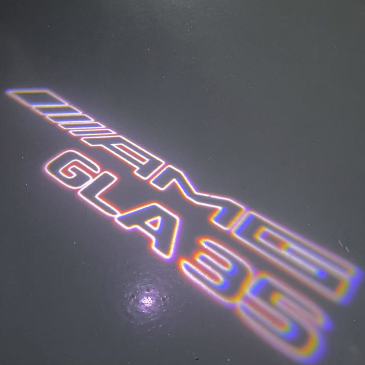 LUCI PROIETTORI LOGO MERCEDES BENZ Nr.03 (quantità 1 = 1 set / 2 luci porta)