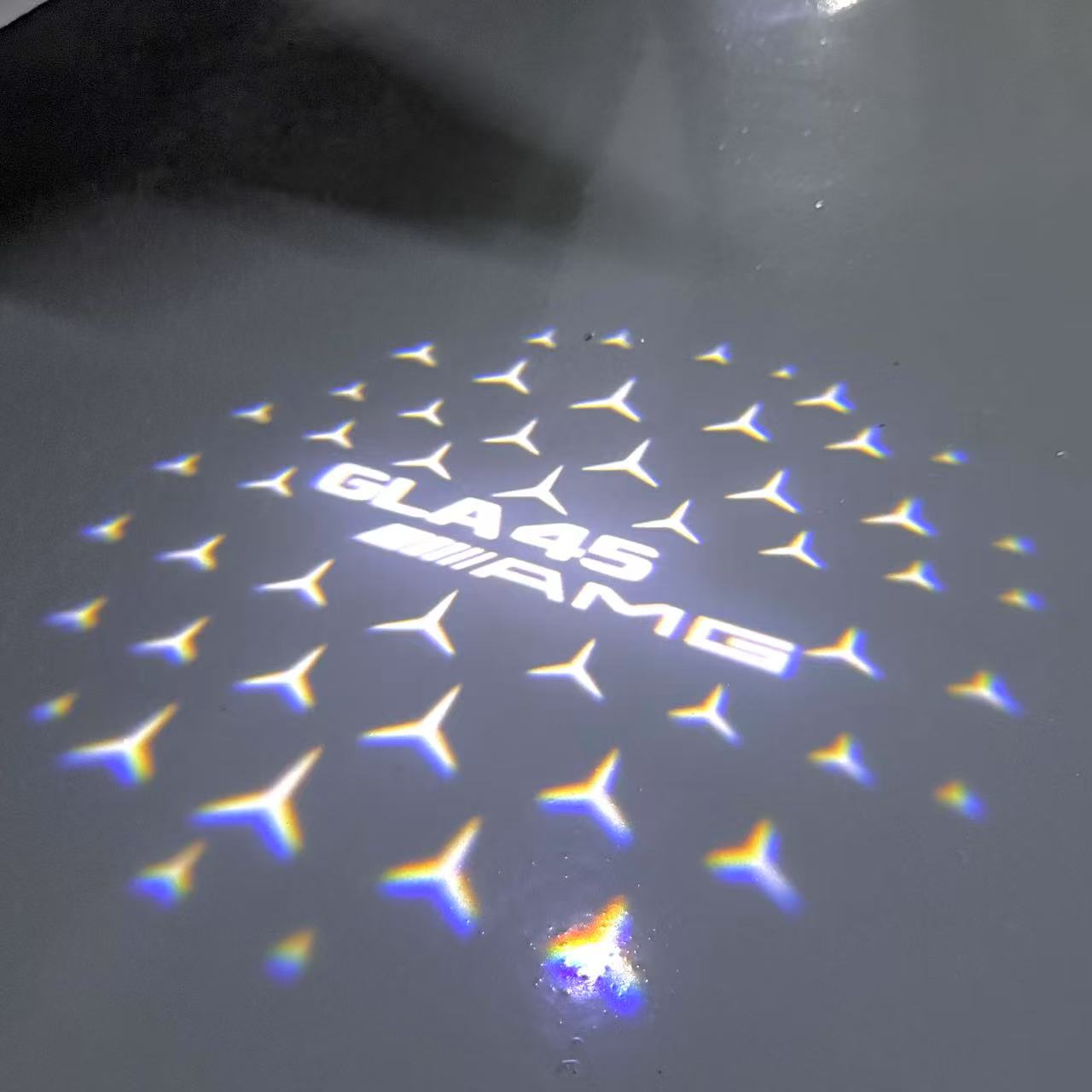 LUCI PROIETTORI LOGO MERCEDES BENZ Nr.03 (quantità 1 = 1 set / 2 luci porta)
