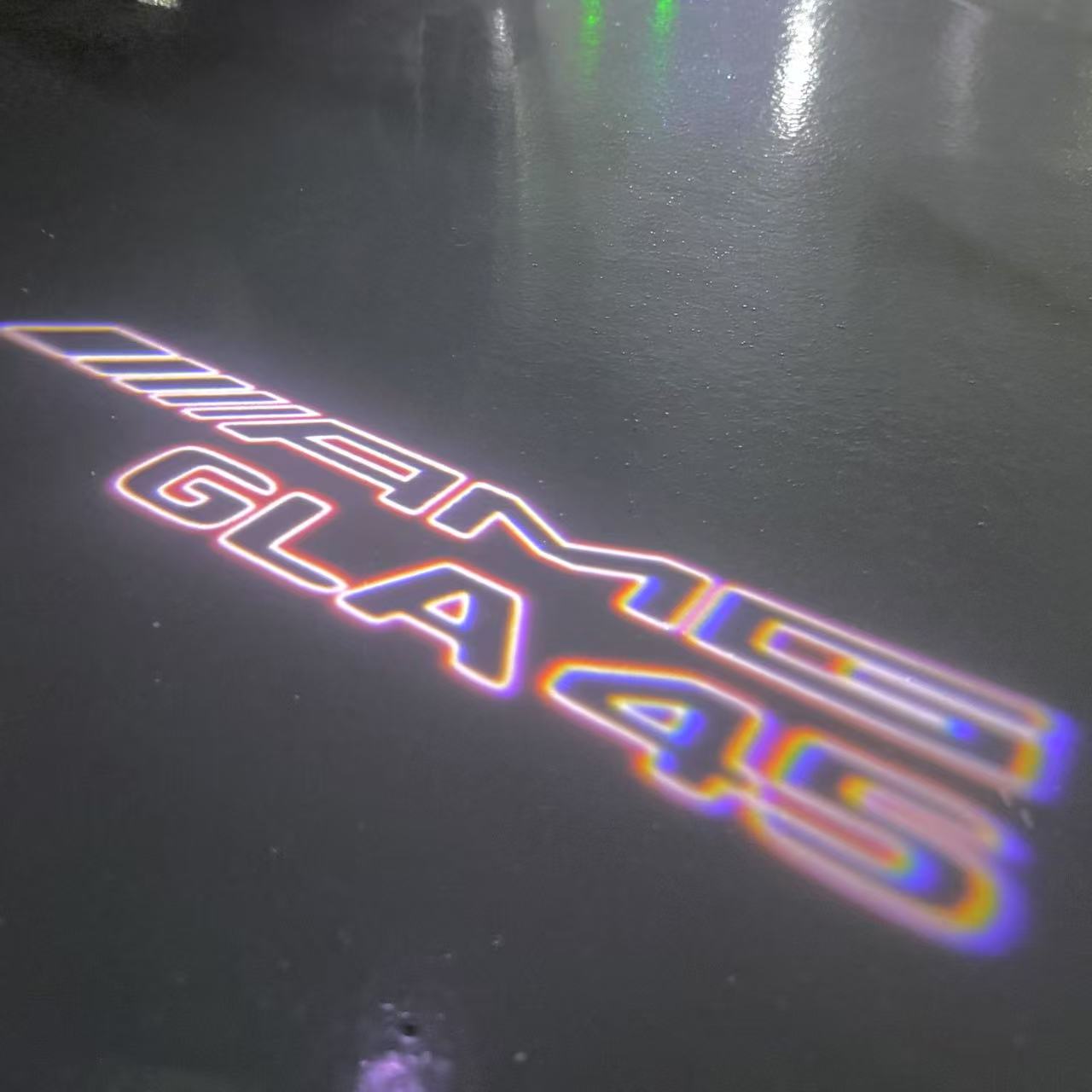 LUCI PROIETTORI LOGO MERCEDES BENZ Nr.03 (quantità 1 = 1 set / 2 luci porta)